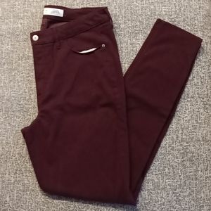 Old Navy High-Rise Rockstar Super Skinny Jeans - 12 Tall, Burgundy